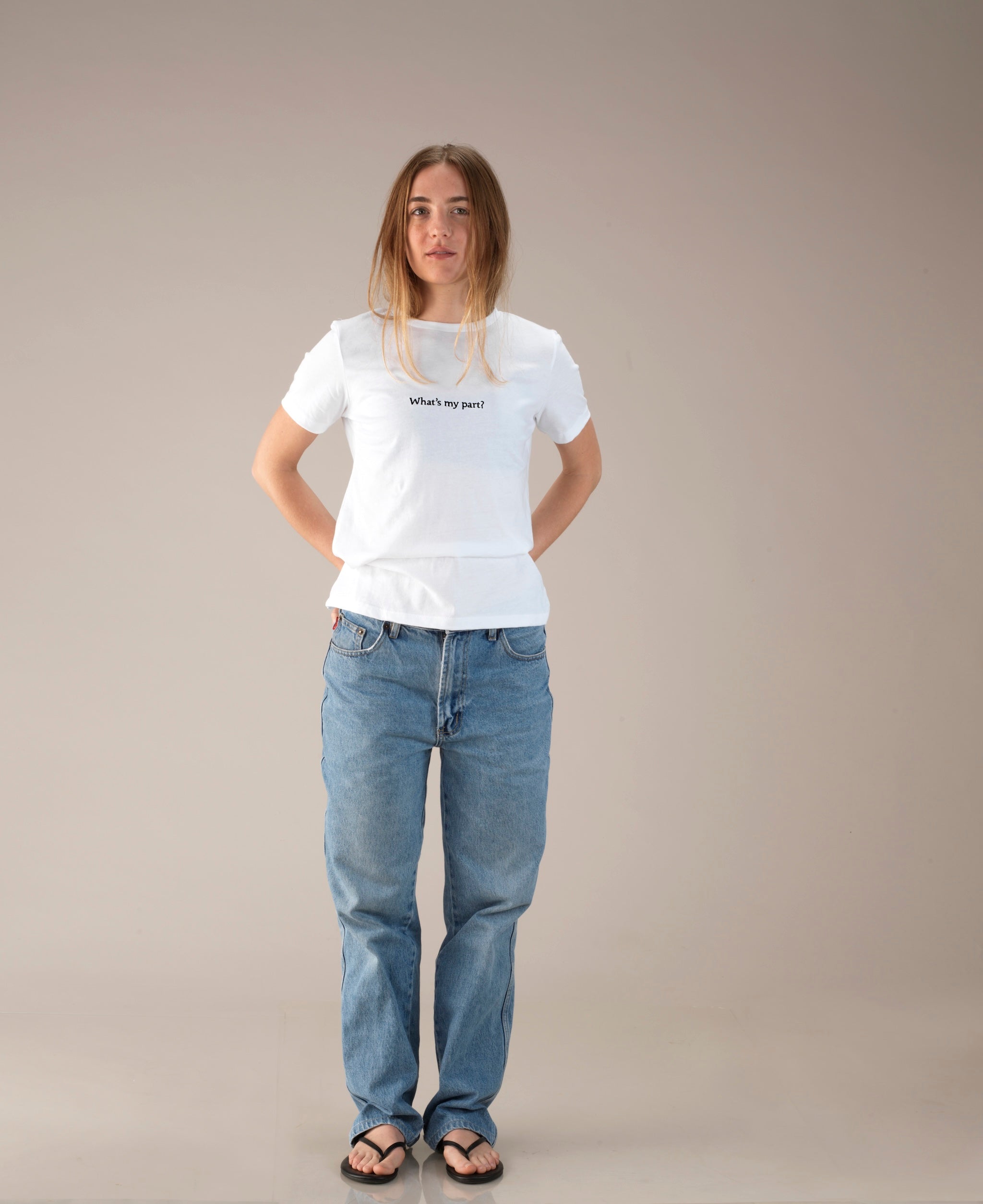 "What's my part?" Women’s Everyday Cotton Jersey T-Shirt