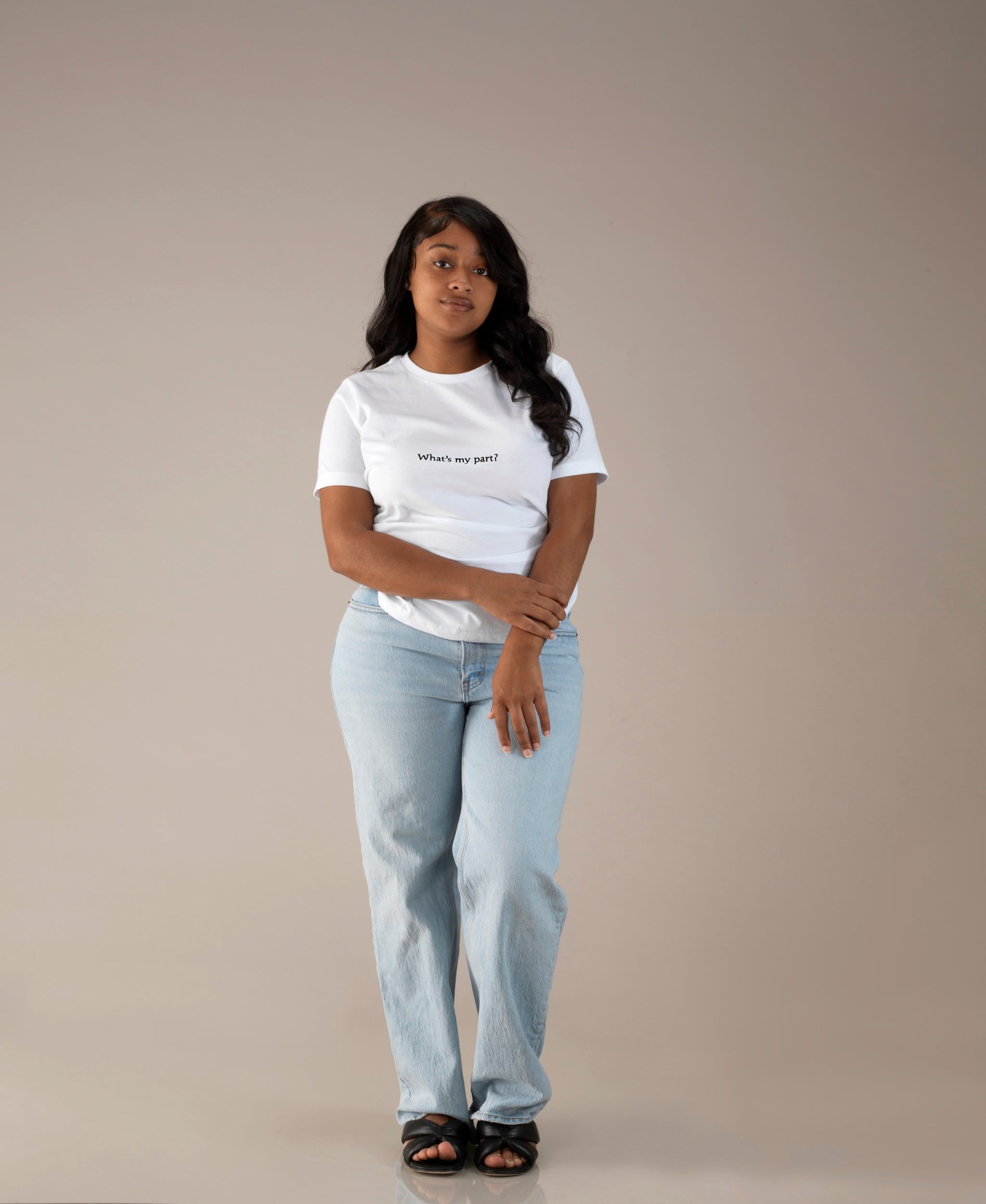 "What's my part?" Women’s Everyday Cotton Jersey T-Shirt