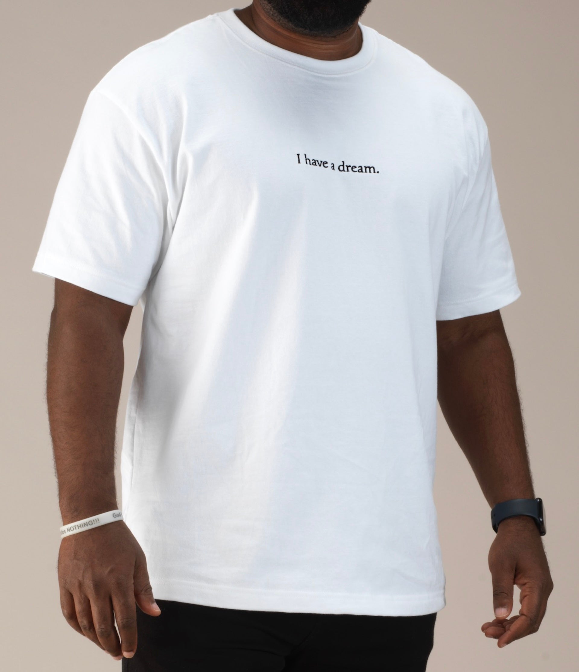 "I have a dream." Oversized Unisex Heavyweight Cotton T-Shirt